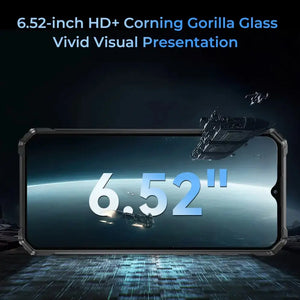 Oukitel WP36 4G rugged phone with 6.52-inch display for clear and vibrant visuals