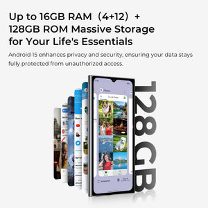 Oukitel C62 smartphone with massive storage for apps, photos, and videos