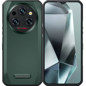 Oukitel WP35 Pro 5G rugged phone in green with 6.6-inch HD+ display, 11000mAh big battery, 64MP camera, Android 14, 12GB RAM, 512GB storage, and NFC