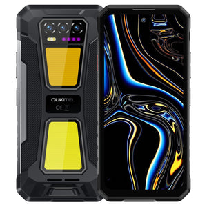 OUKITEL WP58 Pro 5G Rugged Phone in Black - 6.7-inch Display, 10000mAh Battery, 64MP Camera, NFC, Android 15