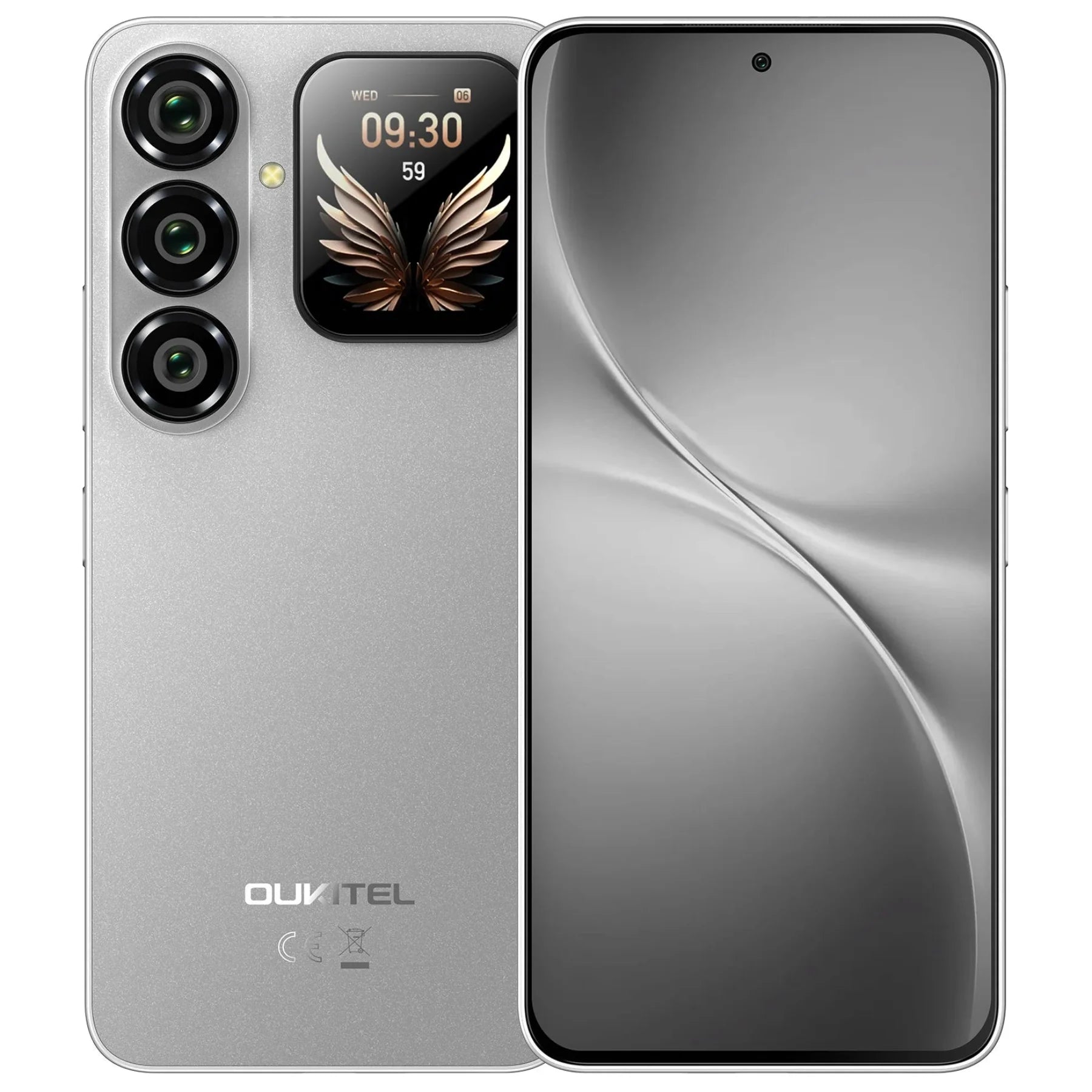 OUKITEL P2 Plus - smukły smartfon 7,7 mm, ekran 6,7" FHD, 12GB+256GB