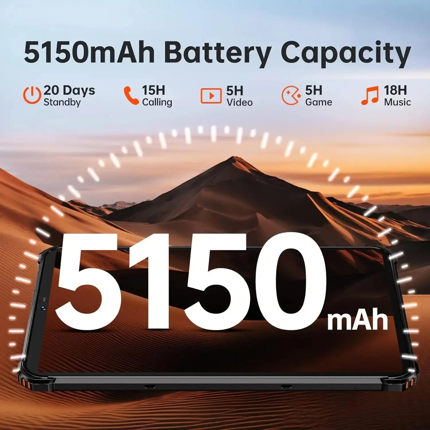 Oukitel RT3 4G RuggedTablet 8-inch 5150mAh Big Battery 16MP Camera Android 12(4GB+64GB)