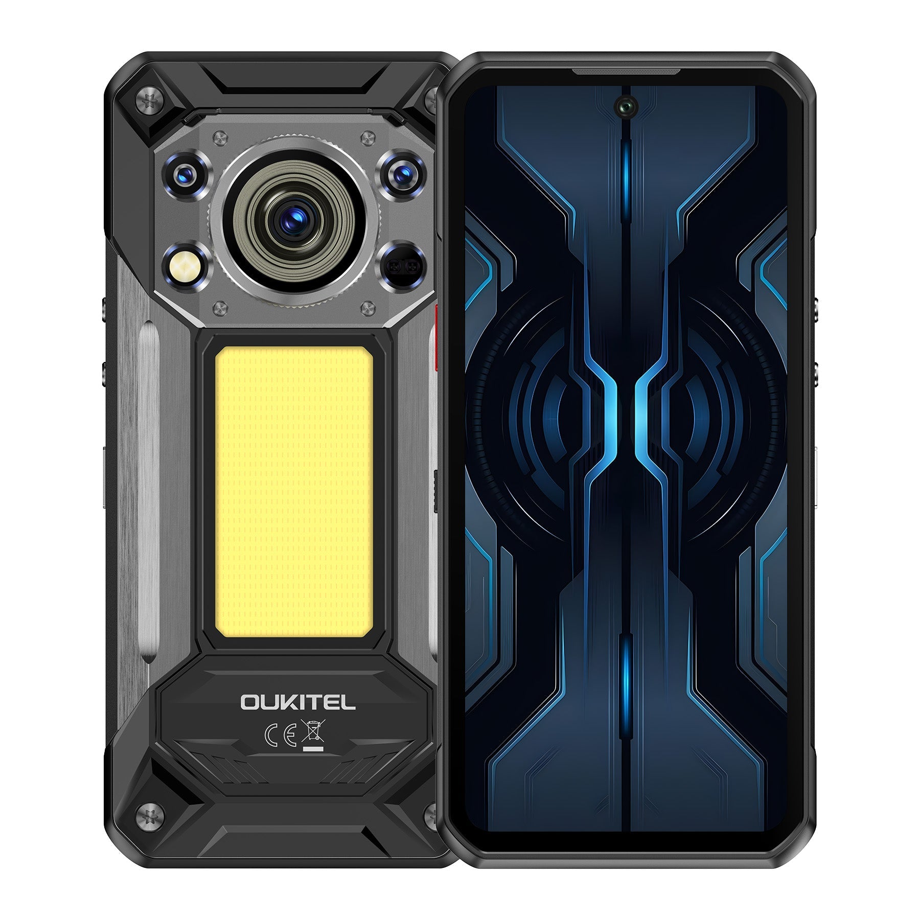 OUKITEL WP500 5G Rugged Phone 6.78'' FHD+ Display 10,000mAh Big Battery 108MP Camera Android 16(12GB+1TB)