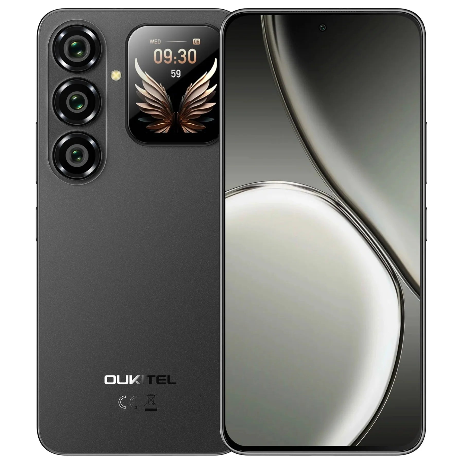 OUKITEL P2 Plus - smukły smartfon 7,7 mm, ekran 6,7" FHD, 12GB+256GB