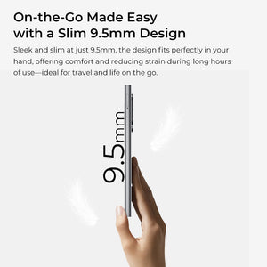 Oukitel C62 smartphone with 9.5mm ultra-thin body design for a sleek and lightweight experience