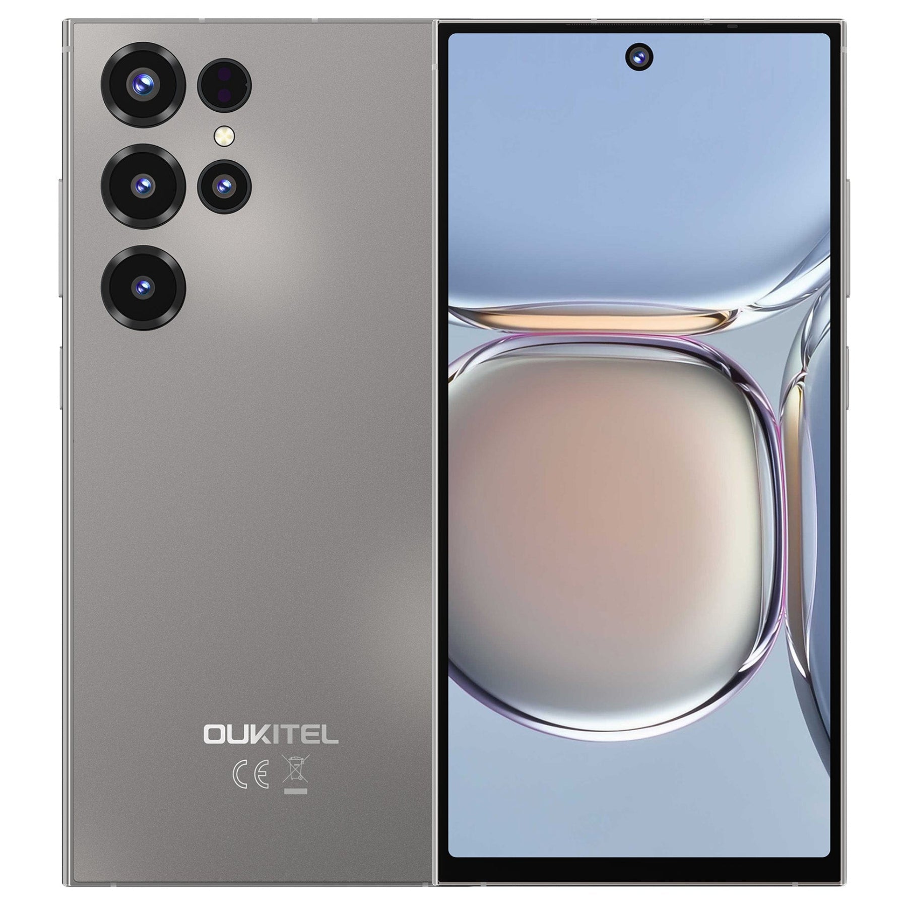OUKITEL C67 smartphone in grey