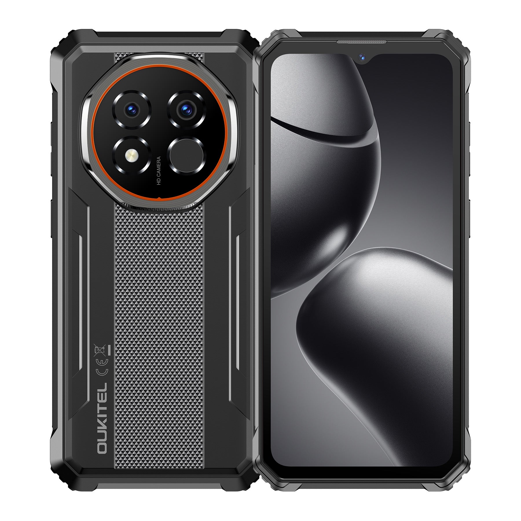OUKITEL G6 rugged smartphone with a powerful 10,600mAh battery, 64MP main camera, up to 24GB RAM, and 256GB ROM. Features Android 16, smooth 1080p video, and reverse charging for other devices. MIL-STD and IP69K certified for durability and water resistance.