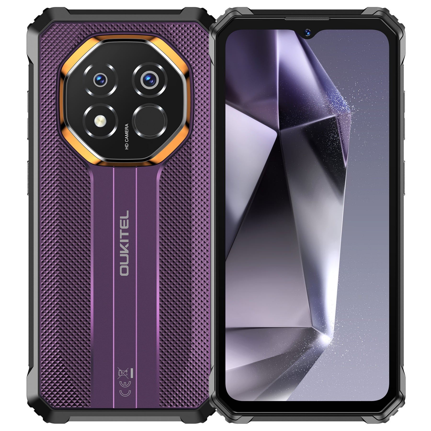 OUKITEL G7-EV 4G Rugged Phone 6.52'' HD+ Display 10,600mAh Big Battery 64MP Camera Android 16