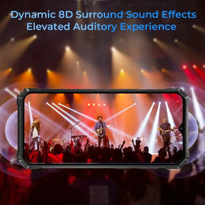 Oukitel WP36 4G rugged phone with 8D sound for immersive and high-quality audio experience