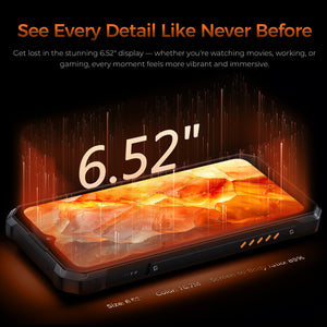 Oukitel WP53 Pro 4G rugged smartphone featuring 6.52-inch FHD+ display for enhanced visual experience